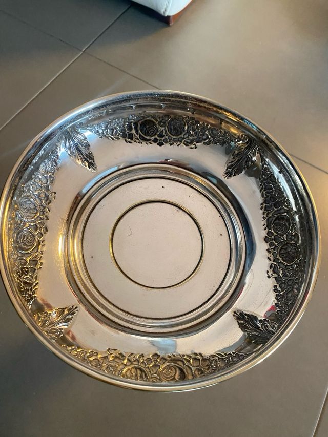Frutero vintage plata 925