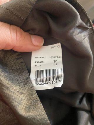 Conjunto fiesta mujer marrón/dorado