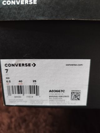 Zapatillas Converse All Star Mujer/Niña Blancas