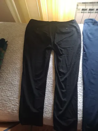 Pantalón Negro Traje Zara Talla 44