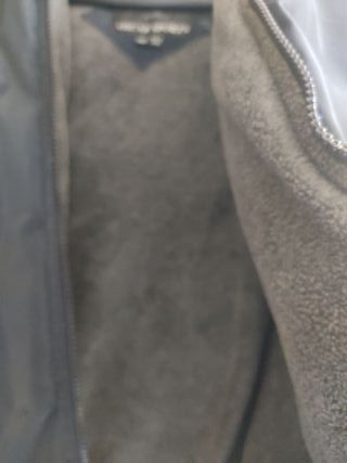 Cazadora niño azul y gris