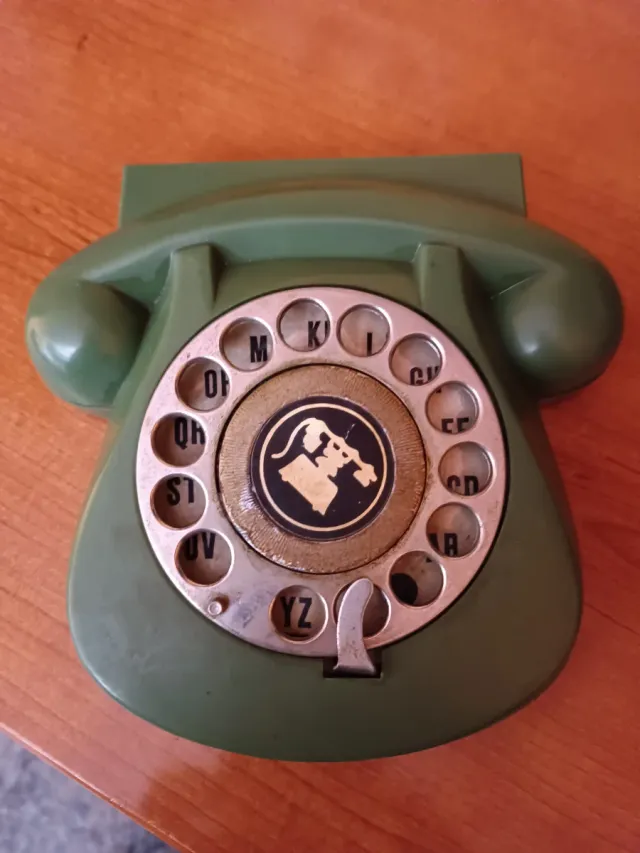 Teléfono Antiguo Vintage Verde