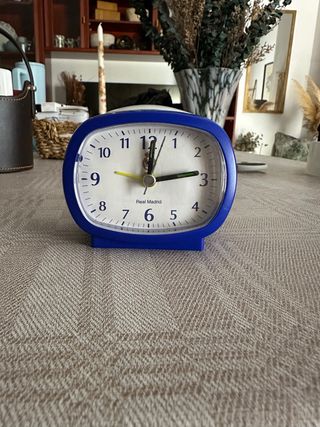 Despertador Real Madrid Azul