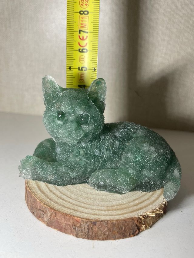 Gato de mineral aventurina