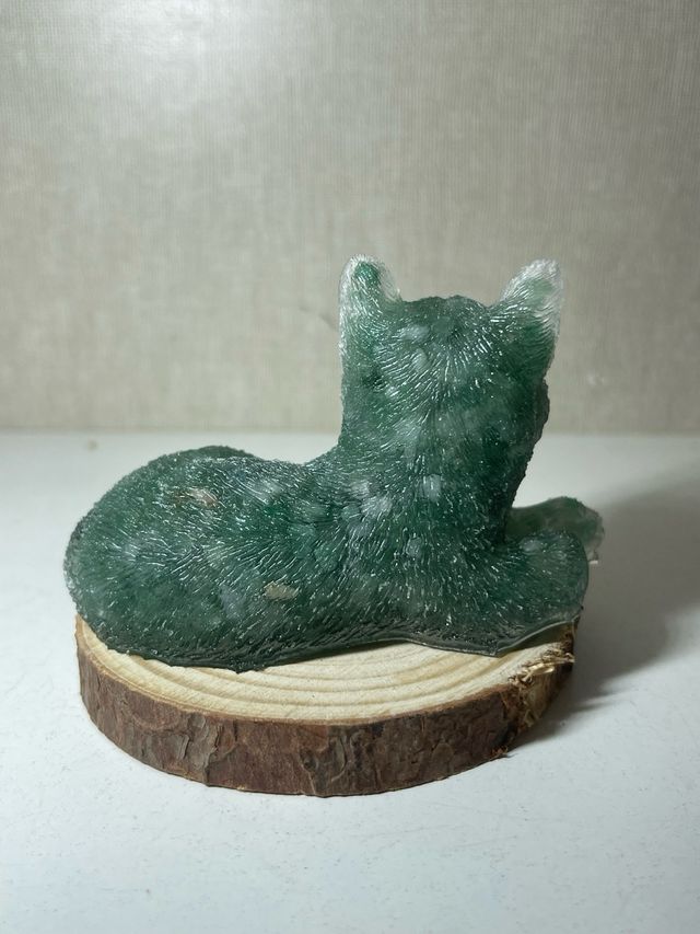 Gato de mineral aventurina