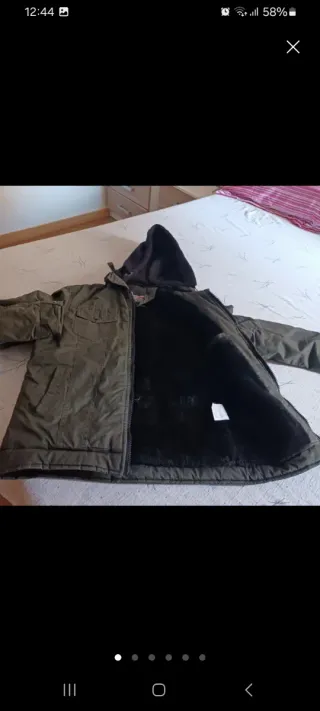 Chaqueta Oxido Denim verde hombre