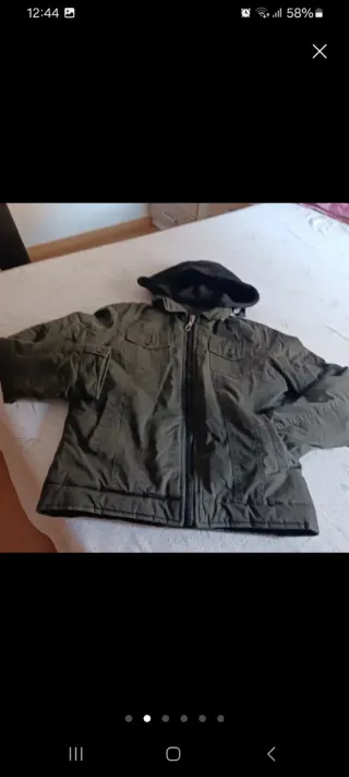 Chaqueta Oxido Denim verde hombre