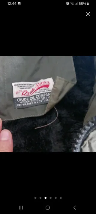 Chaqueta Oxido Denim verde hombre