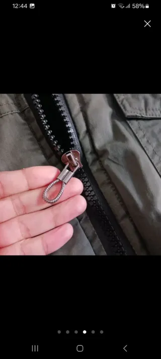 Chaqueta Oxido Denim verde hombre