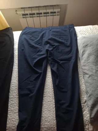 Pantalón Traje Zara Azul Talla 44