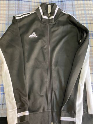 Chaqueta Adidas Negra y Blanca