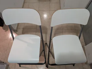 2 Sillas Altas Ikea Metal/Madera