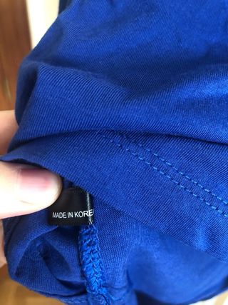 CAMISETA AZUL  (XS-M)