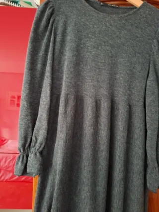 Vestido punto Sfera Collection gris