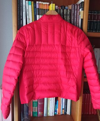 Anorak fino plumas Zara talla XXL