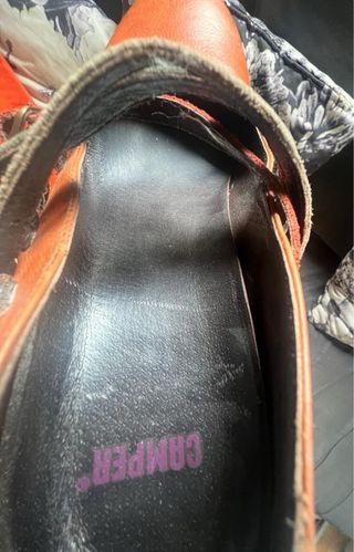 Zapatos Camper Tacon Marrón Talla 37