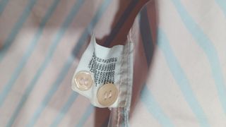 Camisa H&M Rayas Rosas y Azules Talla L