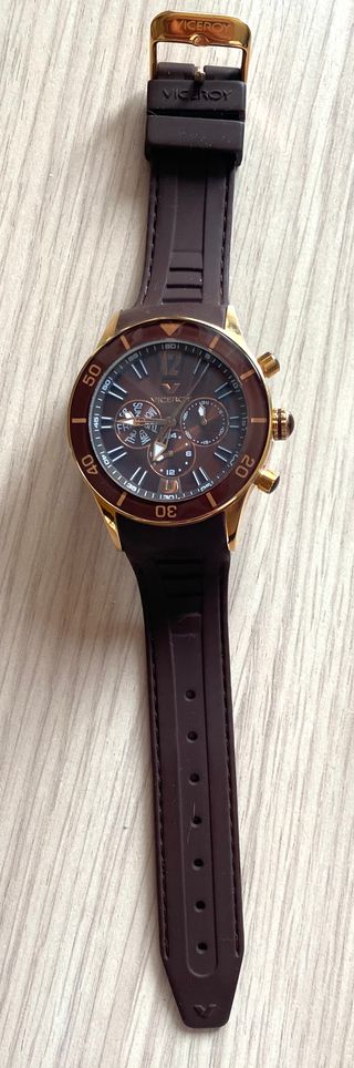 Reloj Viceroy Marrón y Dorado Hombre