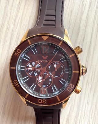 Reloj Viceroy Marrón y Dorado Hombre