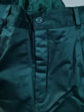 Pantalón alta visibilidad verde y naranja