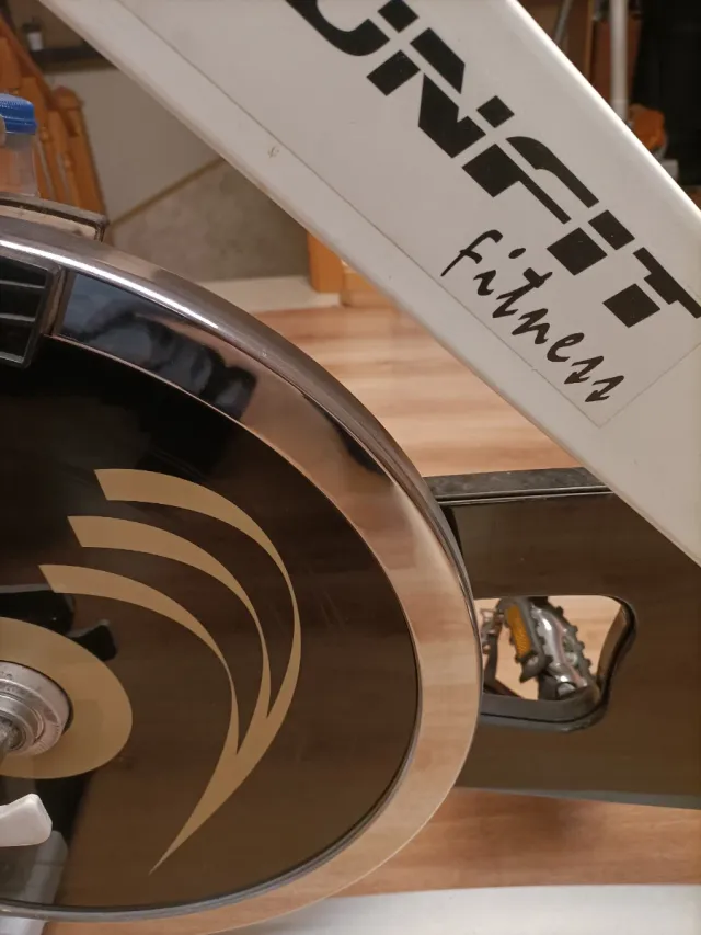 Bicicleta de Spinning Blanca