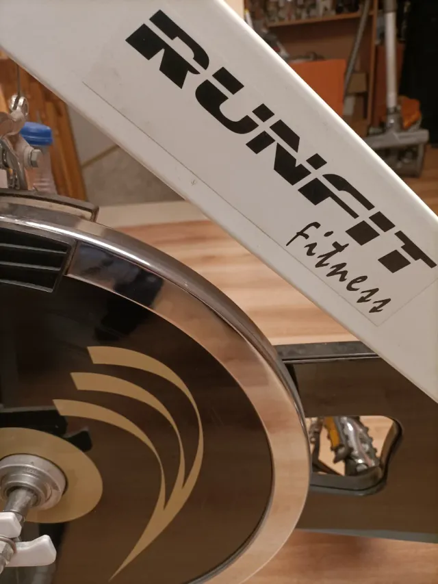 Bicicleta de Spinning Blanca