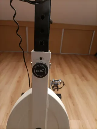 Bicicleta de Spinning Blanca