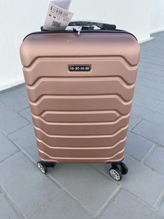 Maleta Miko Miko giratoria dorada