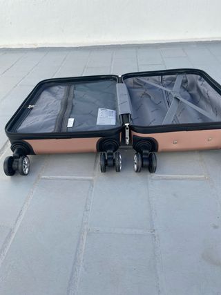 Maleta Miko Miko giratoria dorada