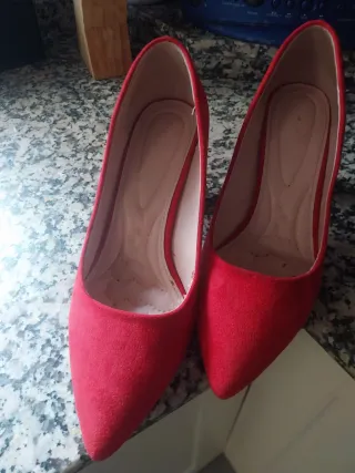 Zapatos de vestir rojos para mujer