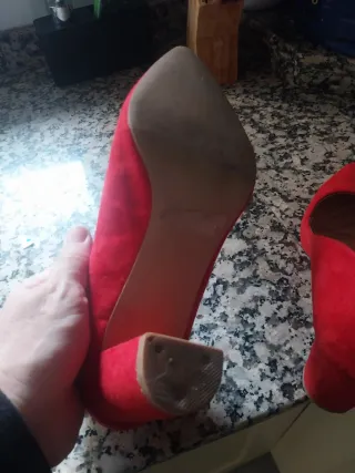 Zapatos de vestir rojos para mujer