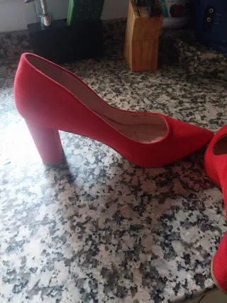 Zapatos de vestir rojos para mujer