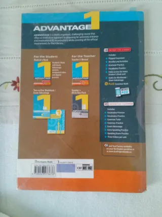 ADVANTAGE FOR BACHILLERATO 1. ST'S BOOK (2017)