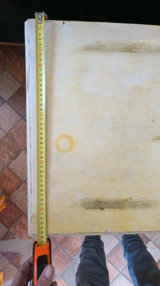 Prezioso vetrinetta in legno e vetro antica