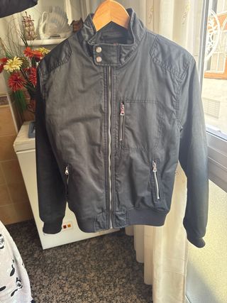 Chaqueta Negra Hombre