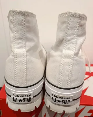 Zapatillas Converse plataforma blancas