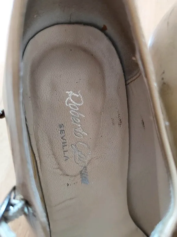 Tacones Flamenco Roberta Beige Semiprofesional