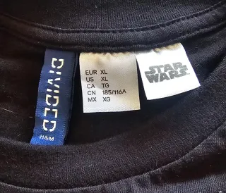 Camiseta Star Wars Talla Xl