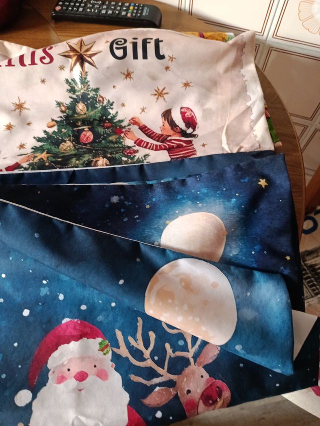 8 Capas de Almofada para Decoração de Natal