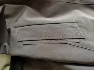 Gabardina marrón con forro desmontable de pelo