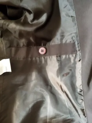 Gabardina marrón con forro desmontable de pelo