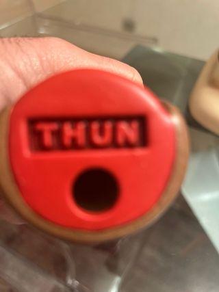 Nacimiento THUN Cerámica Rojo y Dorado