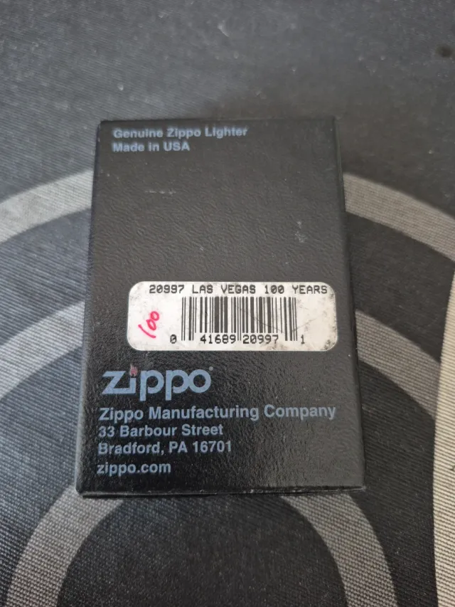 Accendino Zippo Las Vegas 1905-2005 100 anni