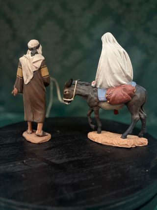 Huida a Egipto Barro 18cm