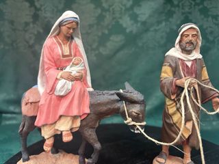 Huida a Egipto Barro 18cm