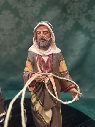 Huida a Egipto Barro 18cm