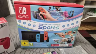 Nintendo Switch + 4 Juegos + Accesorios