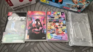 Nintendo Switch + 4 Juegos + Accesorios