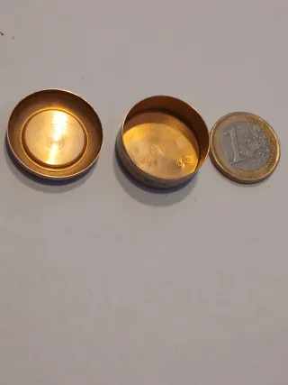 Pastillero antiguo Alfonso XIII 50 céntimos plata