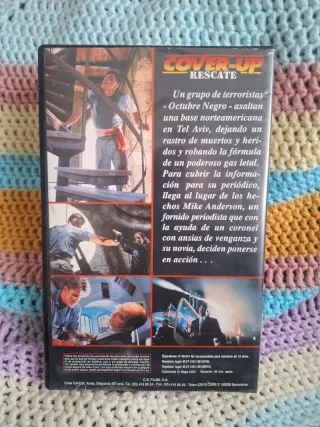 VHS Cover Up Rescate Dolph Lundgren
